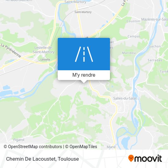 Chemin De Lacoustet plan
