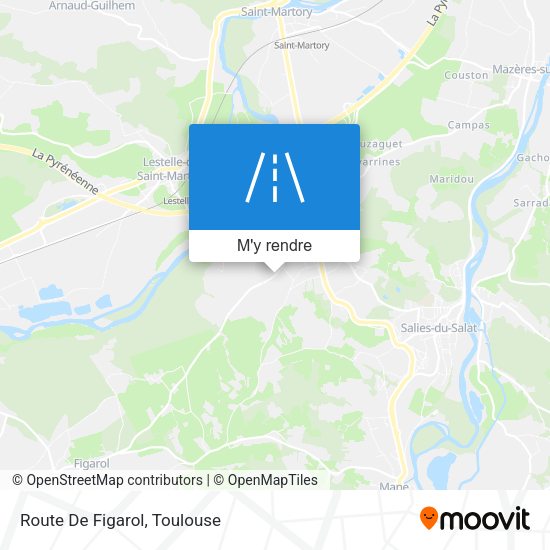 Route De Figarol plan
