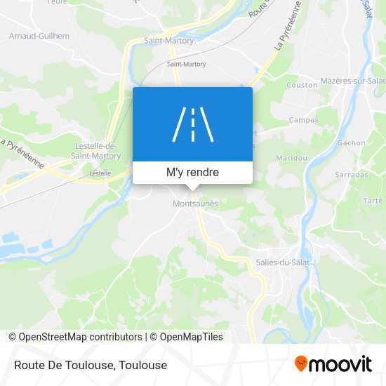 Route De Toulouse plan