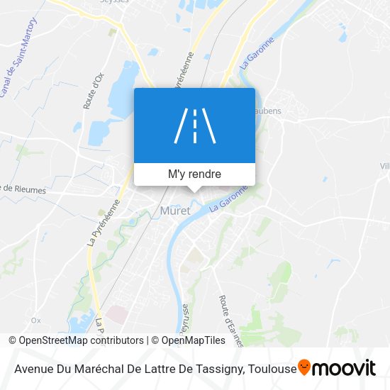 Avenue Du Maréchal De Lattre De Tassigny plan