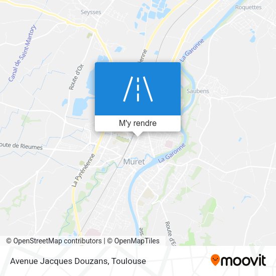 Avenue Jacques Douzans plan