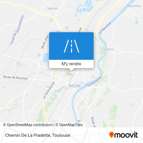 Chemin De La Pradette plan