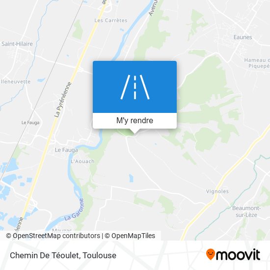 Chemin De Téoulet plan