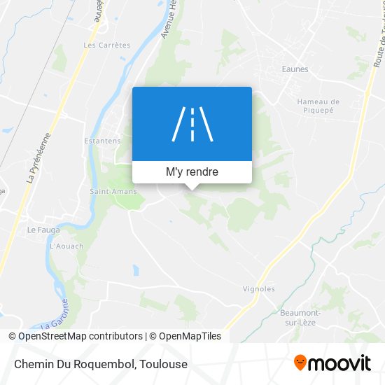 Chemin Du Roquembol plan