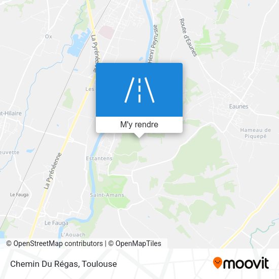 Chemin Du Régas plan