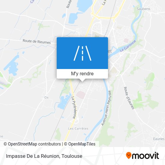 Impasse De La Réunion plan