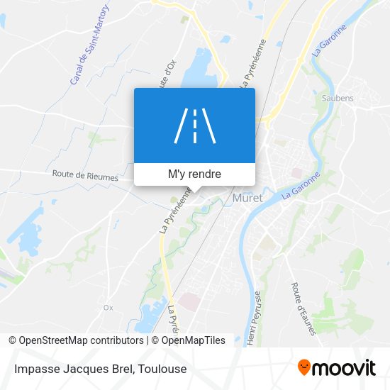 Impasse Jacques Brel plan