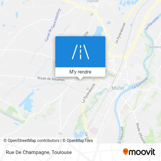 Rue De Champagne plan