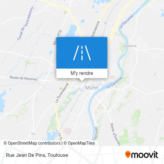 Rue Jean De Pins plan