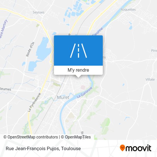 Rue Jean-François Pujos plan