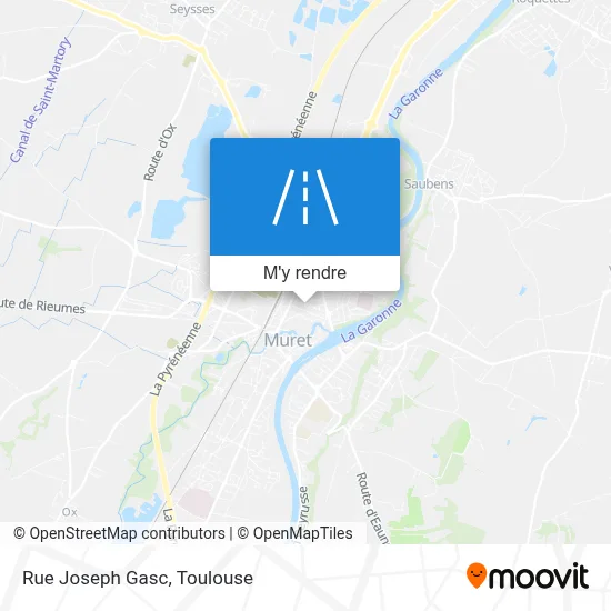 Rue Joseph Gasc plan