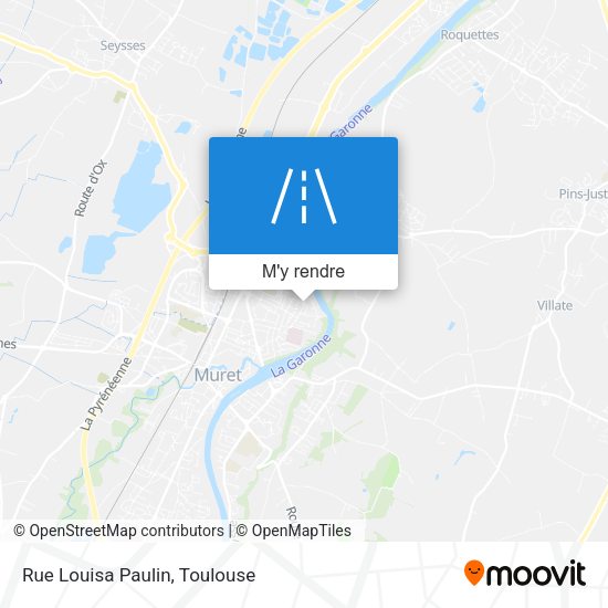 Rue Louisa Paulin plan