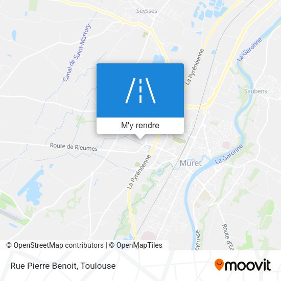 Rue Pierre Benoit plan