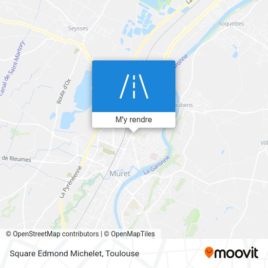 Square Edmond Michelet plan