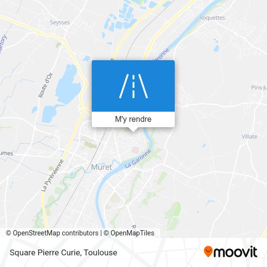 Square Pierre Curie plan