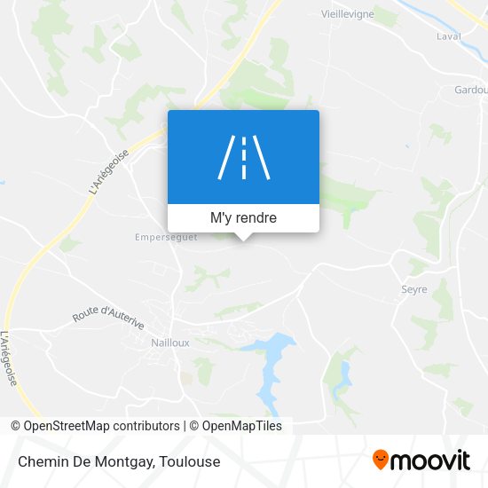 Chemin De Montgay plan