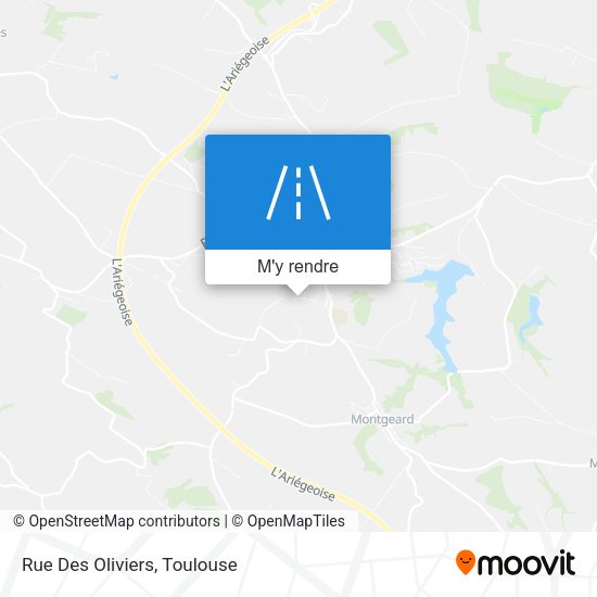 Rue Des Oliviers plan