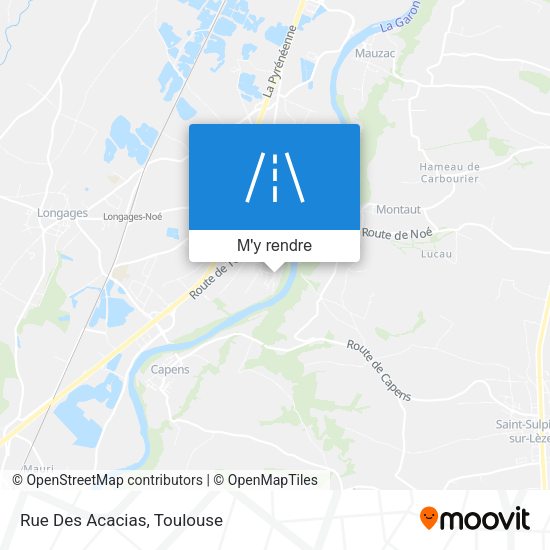 Rue Des Acacias plan