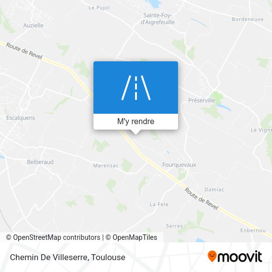 Chemin De Villeserre plan