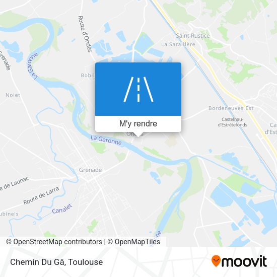 Chemin Du Gâ plan