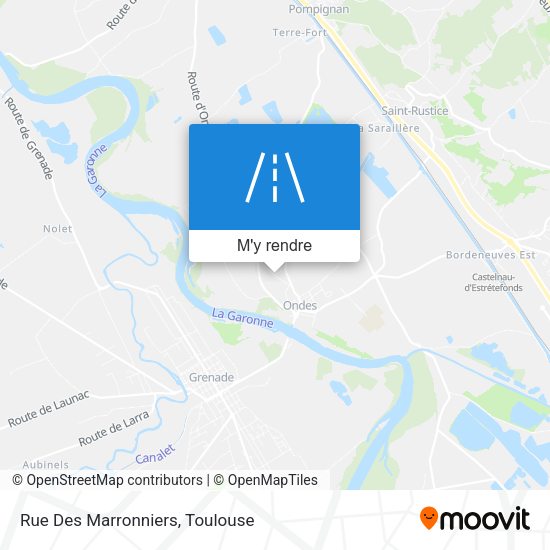 Rue Des Marronniers plan
