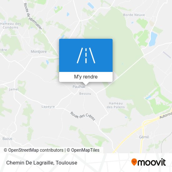 Chemin De Lagraille plan