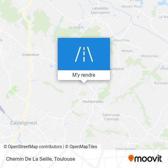 Chemin De La Seille plan