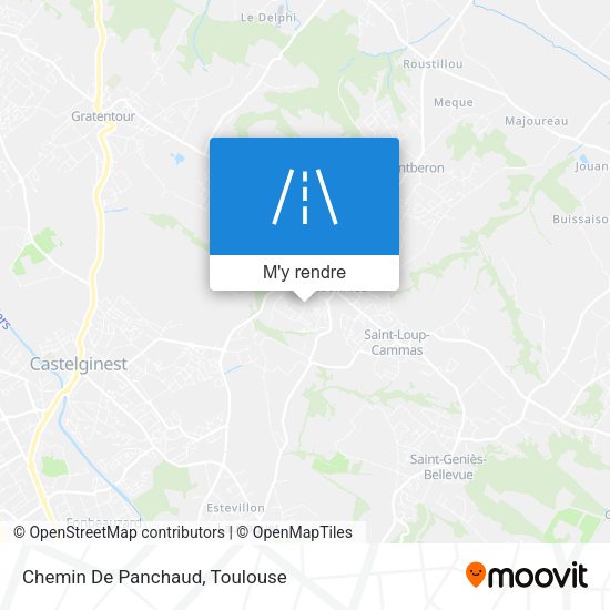 Chemin De Panchaud plan