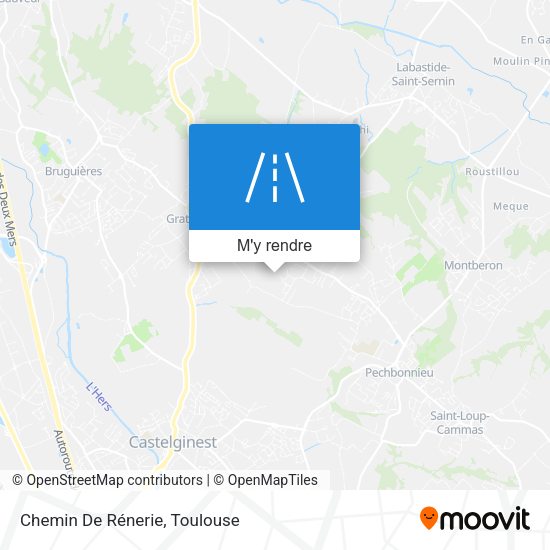 Chemin De Rénerie plan