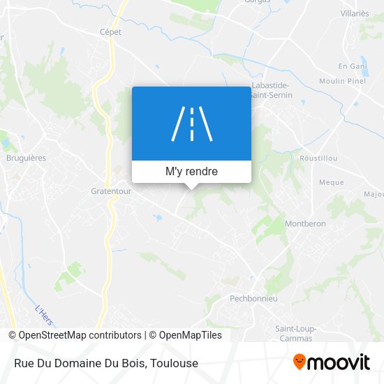 Rue Du Domaine Du Bois plan