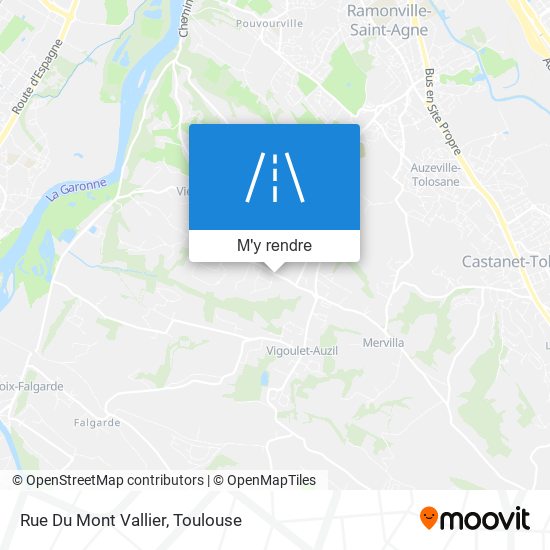 Rue Du Mont Vallier plan