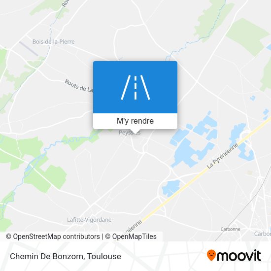 Chemin De Bonzom plan