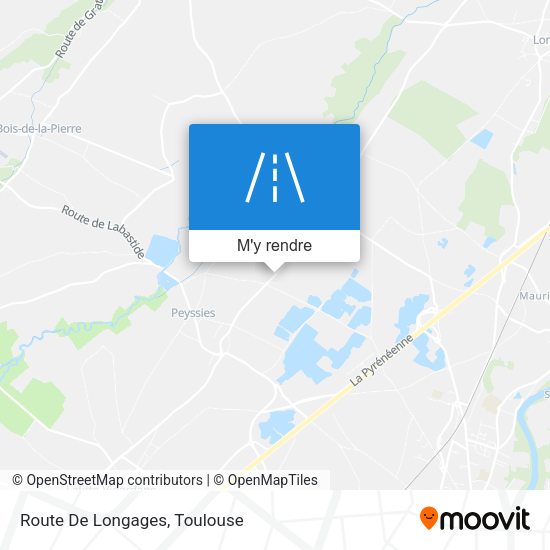 Route De Longages plan
