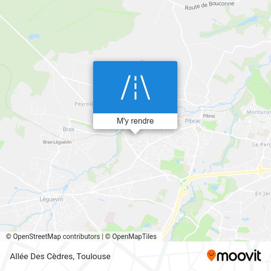 Allée Des Cèdres plan