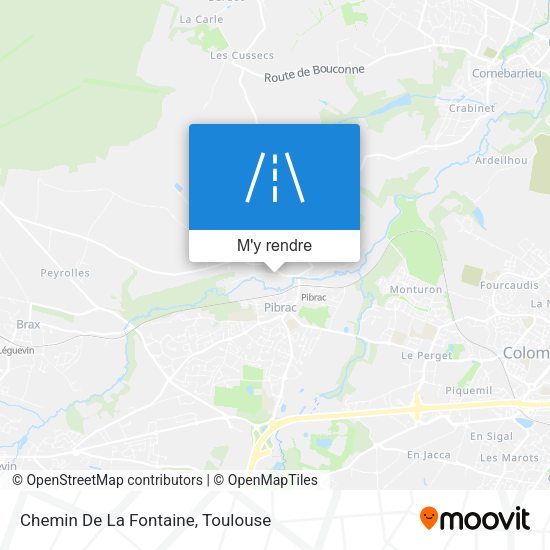 Chemin De La Fontaine plan