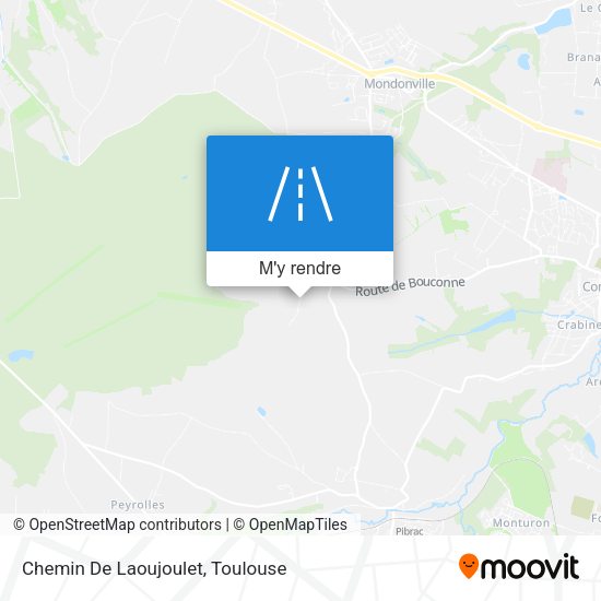 Chemin De Laoujoulet plan