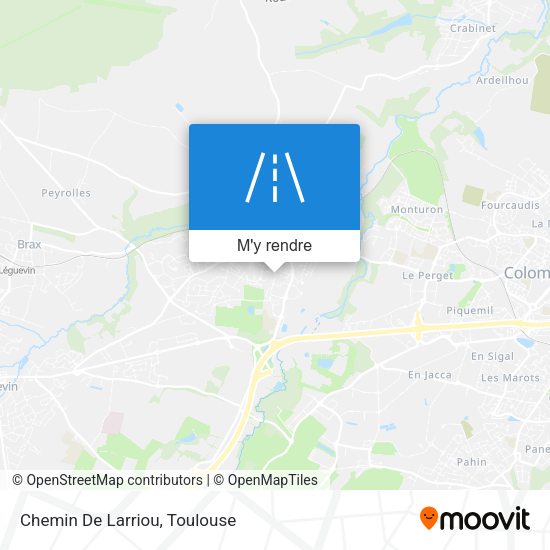 Chemin De Larriou plan