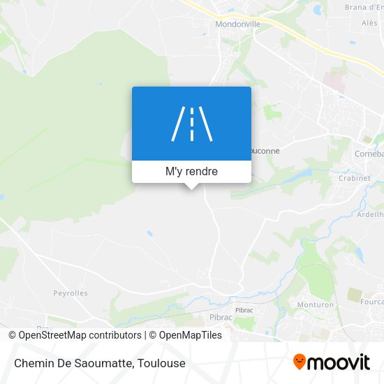 Chemin De Saoumatte plan