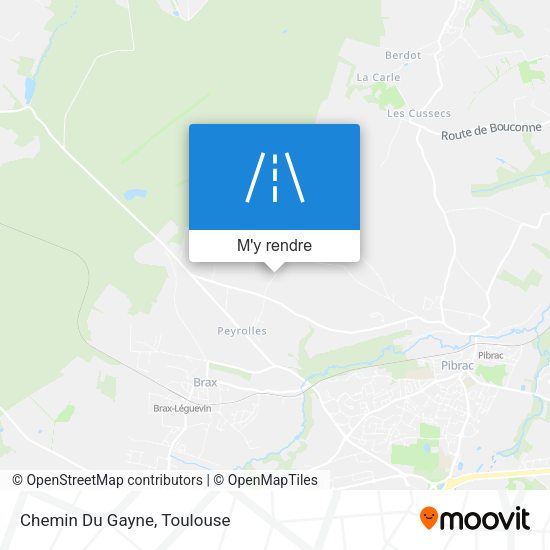 Chemin Du Gayne plan