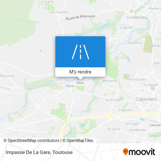 Impasse De La Gare plan