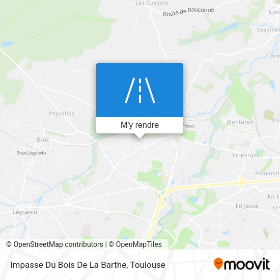Impasse Du Bois De La Barthe plan