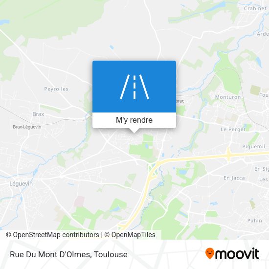Rue Du Mont D'Olmes plan