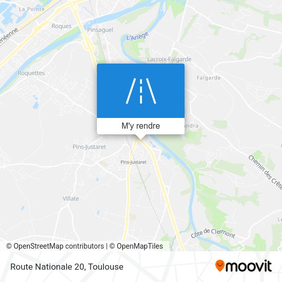 Route Nationale 20 plan