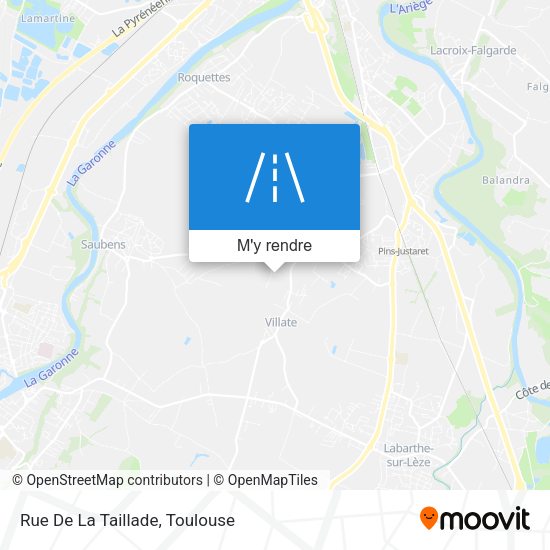 Rue De La Taillade plan