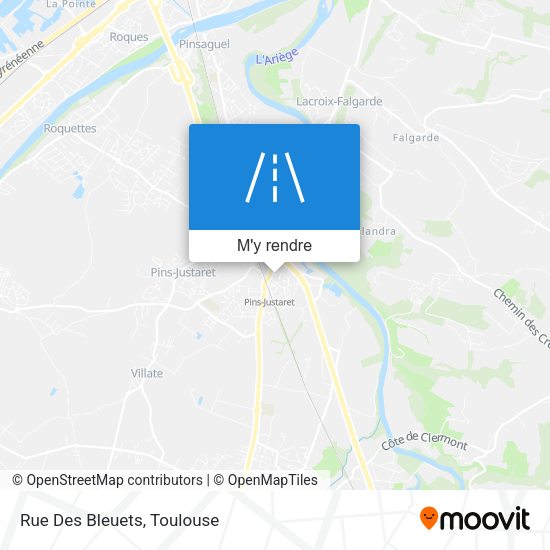 Rue Des Bleuets plan