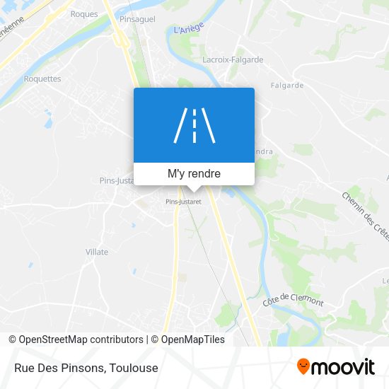 Rue Des Pinsons plan