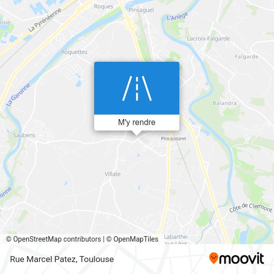 Rue Marcel Patez plan