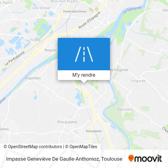 Impasse Geneviève De Gaulle-Anthonioz plan
