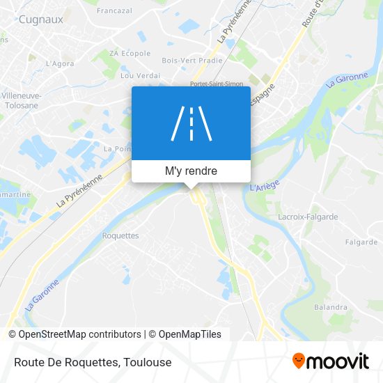 Route De Roquettes plan