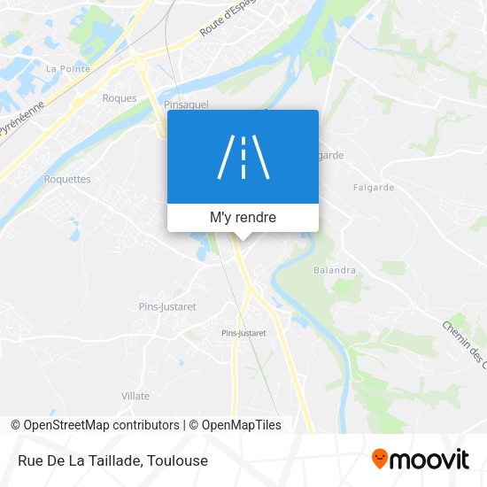 Rue De La Taillade plan